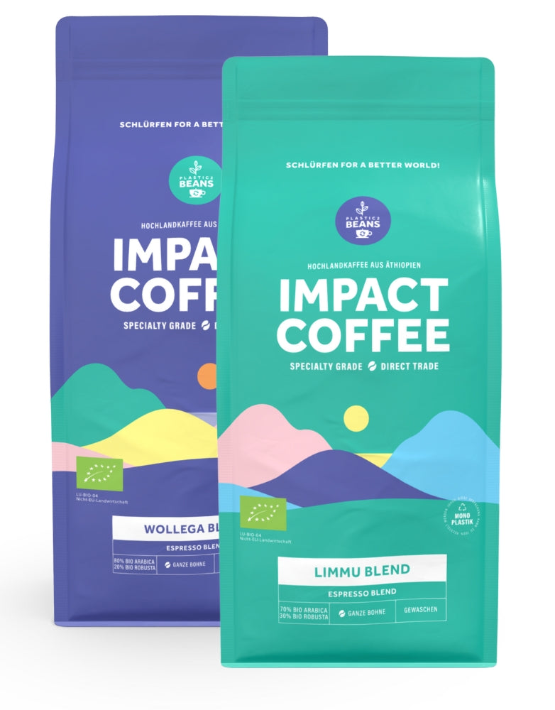 Probierpaket Bio-Espresso Blends (Limmu Blend & Wollega Blend)