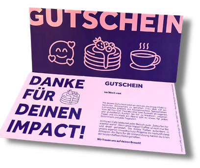 Geschenkgutscheine Impact Café