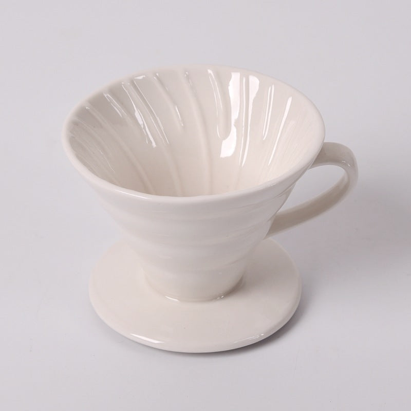 Keramik Dripper 2-4 Tassen weiß