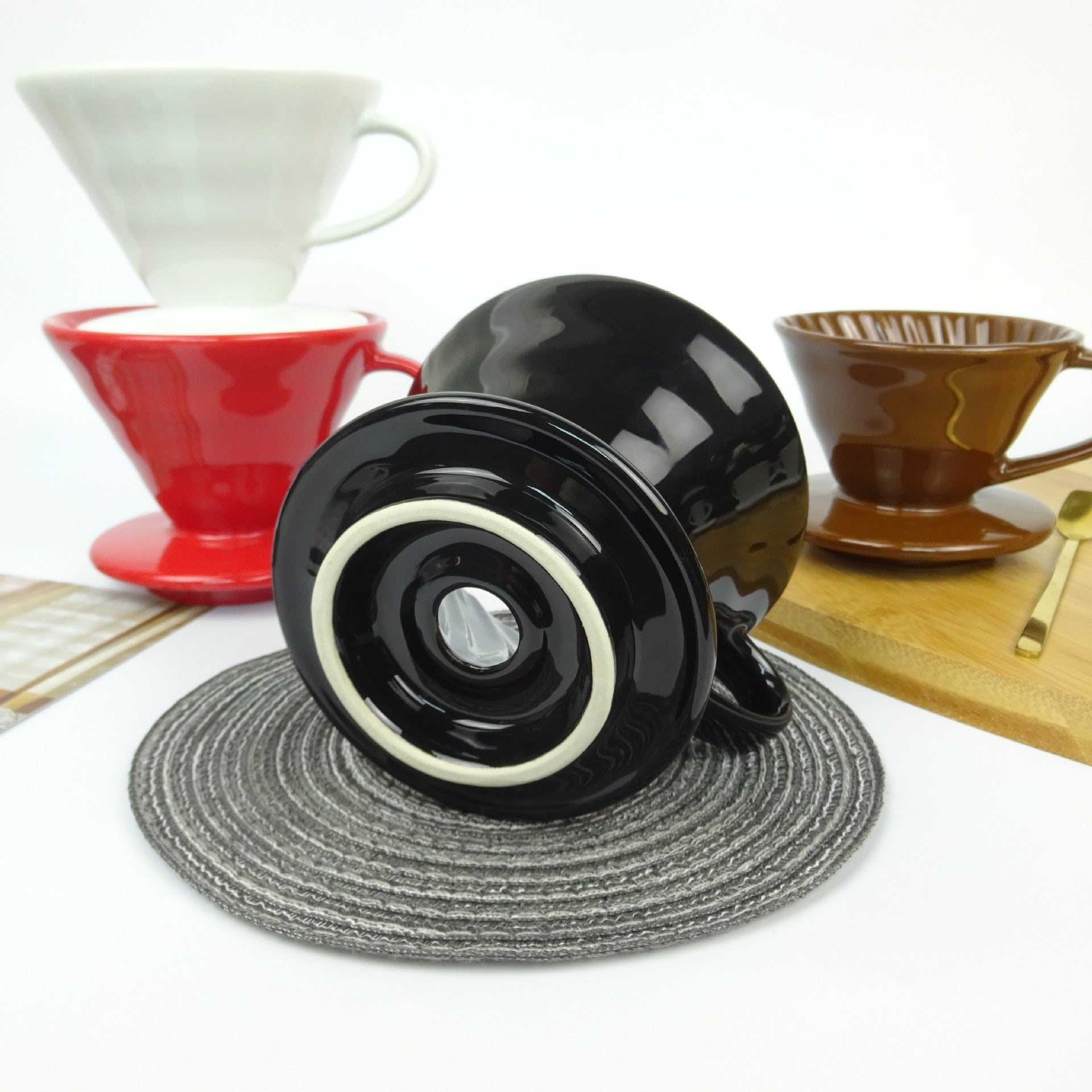 Keramik Dripper 2-4 Tassen weiß